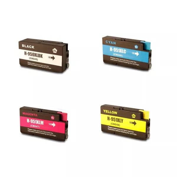 HP 950XL / 951XL INK / INKJET Cartridge Set Black Cyan Yellow Magenta