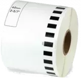Brother DK-2205 - Black/White Continuous Length Paper Tape - 2.4