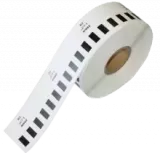 Brother DK-2210 - Black/White Continuous Length Paper Tape - 1.1