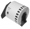 Brother DK-2205 - Black/White Continuous Length Paper Tape - 2.4