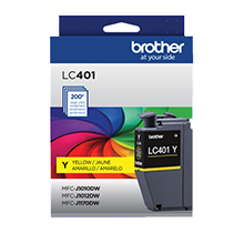 ~Brand New Original Brother LC401Y Yellow INK / INKJET Cartridge 