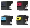 Brother LC-10E Ink / Inkjet Cartridge Set - High Yield - Black Cyan Yellow Magenta
