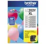 Brand New Original Brother LC-203Y Ink / Inkjet Cartridge High Yield - Yellow