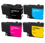 Brother LC-3039 Set Ink / Inkjet Cartridge Ultra High Yield - Black Cyan Yellow Magenta