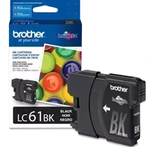 Brand New Original Brother LC-61BK Ink / Inkjet Cartridge - Black