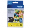 Brand New Original Brother LC-75Y Ink / Inkjet Cartridge High Yield - Yellow
