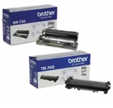 ~BRAND NEW ORIGINAL BROTHER DR730 / TN760 HIGH YIELD LASER TONER CARTRIDGE DRUM UNIT COMBO PACK