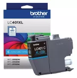 Brand New Original Brother LC-401XLC Ink / Inkjet Cartridge - Extra High Yield - Cyan
