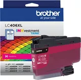 Brand New Original Brother LC-406XLM Ink / Inkjet Cartridge - Extra High Yield - Magenta