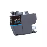 Brother LC-401XLC Ink / Inkjet Cartridge - Extra High Yield - Cyan