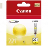 ~Brand New Original CANON CLI221Y INK / INKJET Cartridge Yellow
