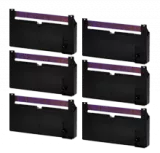 EPSON ERC-18P Purple Ribbon Cartridge 6 Pack