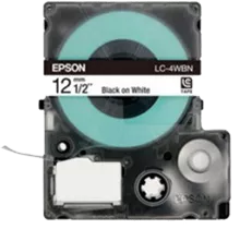 EPSON SS12KW (LC-4WBN) Label Tape Maker Black on White