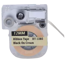 EPSON LC-4JBK5 Ribbon Tape Black on Beige 12MM / 1.5\