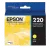 ~Brand New Original EPSON T220420 (220) INK / INKJET Cartridge Yellow