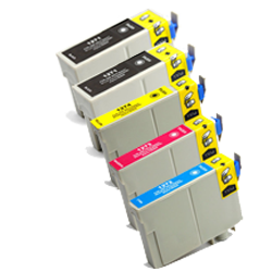 Epson T127(5pk) INK / INKJET Cartridge 5 pack 2 x Black 1 x Cyan 1 x Magenta 1 x Yellow