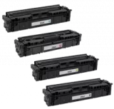HP 206X High yield Laser Toner Cartridge Set Black Cyan Magenta Yellow No Chip