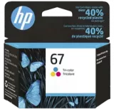~Brand New Original HP 3YM55AN (67) Tri-Color INK / INKJET Cartridge 