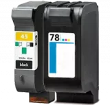 HP 51645A / C6578A (45A / 78A) INK / INKJET Cartridge Combo Pack Black Tri-Color