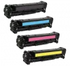 HP 653X Laser Toner Cartridge Set Black (High Yield) Cyan Yellow Magenta