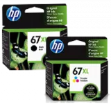 ~Brand New Original HP 3YM57AN / 3YM58AN (67XL) Set INK / INKJET Cartridge 