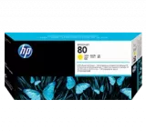 ~Brand New Original HP C4823A (HP 80) Printhead and Printhead Cleaner Yellow