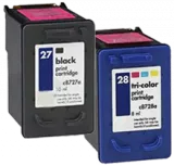 HP C8727A / C8728A (27 / 28) INK / INKJET Cartridge Combo Pack Black Tri-Color