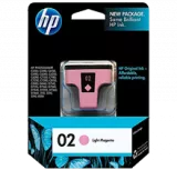 ~Brand New Original HP C8775WN (02) INK / INKJET Cartridge Light Magenta