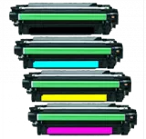 HP CP5525 Laser Toner Cartridge Set Black Cyan Yellow Magenta