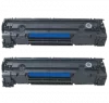 PACK of 2-HP CE285A HP85A Laser Toner Cartridge