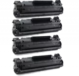 PACK of 4-HP CF283A (83A) Laser Toner Cartridge