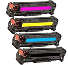 HP 312X Laser Toner Cartridge Set High Yield Black Cyan Yellow Magenta