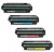 HP CM4540 (646X) Laser Toner Cartridge Set Black Cyan Yellow Magenta High Yield