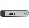 HP L0R09A  (981X) Cyan INK / INKJET Cartridge 