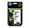 ~Brand New Original HP N9H60FN (564XL / 564) INK / INKJET Cartridge Set High yield Black + Standard Yield Cyan Magenta Yellow