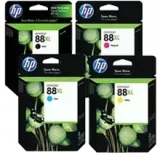 ~Brand New Original HP 88XL INK / INKJET Cartridge Set Black Cyan Yellow Magenta High Yield