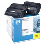 ~Brand New Original HP Q1338D HP38D Laser Toner Cartridge Dual Pack