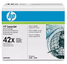 ~Brand New Original HP Q5942XD HP42X Laser Toner Cartridge High Yield Dual Pack