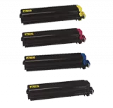 KYOCERA / MITA TK-512 Laser Toner Cartridge Set Black Cyan Yellow Magenta
