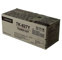 ~Brand New Original KYOCERA MITA TK827Y Laser Toner Cartridge Yellow