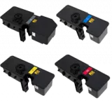Kyocera / Mita TK5242 Laser Toner Cartridge Set Black Cyan Magenta Yellow