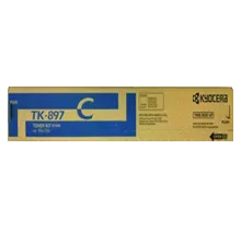 ~Brand New Original KYOCERA TK897C Laser Toner Cartridge Cyan