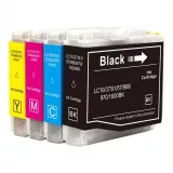 Brother LC-51 Ink / Inkjet Cartridge Set - Black Cyan Yellow Magenta