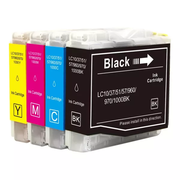 Brother LC-51 Set Ink / Inkjet Cartridge - Black Cyan Yellow Magenta