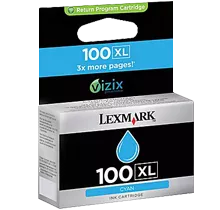 ~Brand New Original LEXMARK 14N1069 100XL High Yield INK / INKJET Cartridge Cyan