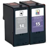 LEXMARK 18C2090 / 18C2110 INK / INKJET Cartrdige Combo Pack Black Tri-Color