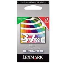 ~Brand New Original LEXMARK 18C2180 37XL High Yield INK / INKJET Cartridge Color