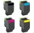 LEXMARK 701 High Yield Laser Toner Cartridge Set Black Cyan Magenta Yellow