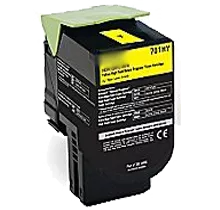 LEXMARK 70C1HY0 High Yield Laser Toner Cartridge Yellow