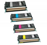 LEXMARK C736 Laser Toner Cartridge Set Black Cyan Magenta Yellow